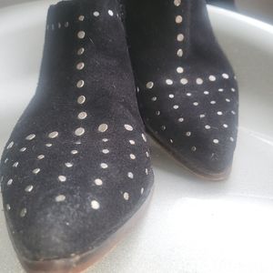 Free People flat black staded uncle shoes size 37